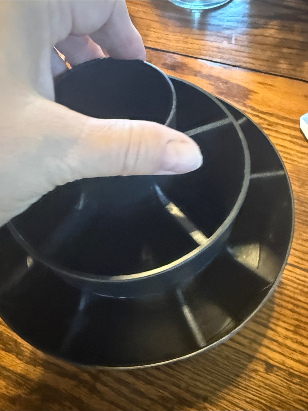Pampered Chef Black Tiered Rotating Utensil Caddy - Picture 5 of 7
